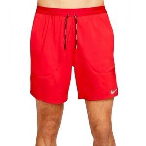 NIKE Dri Fit Flex Stride Running Shorts NEW Size L Red Standard Fit 7” Length